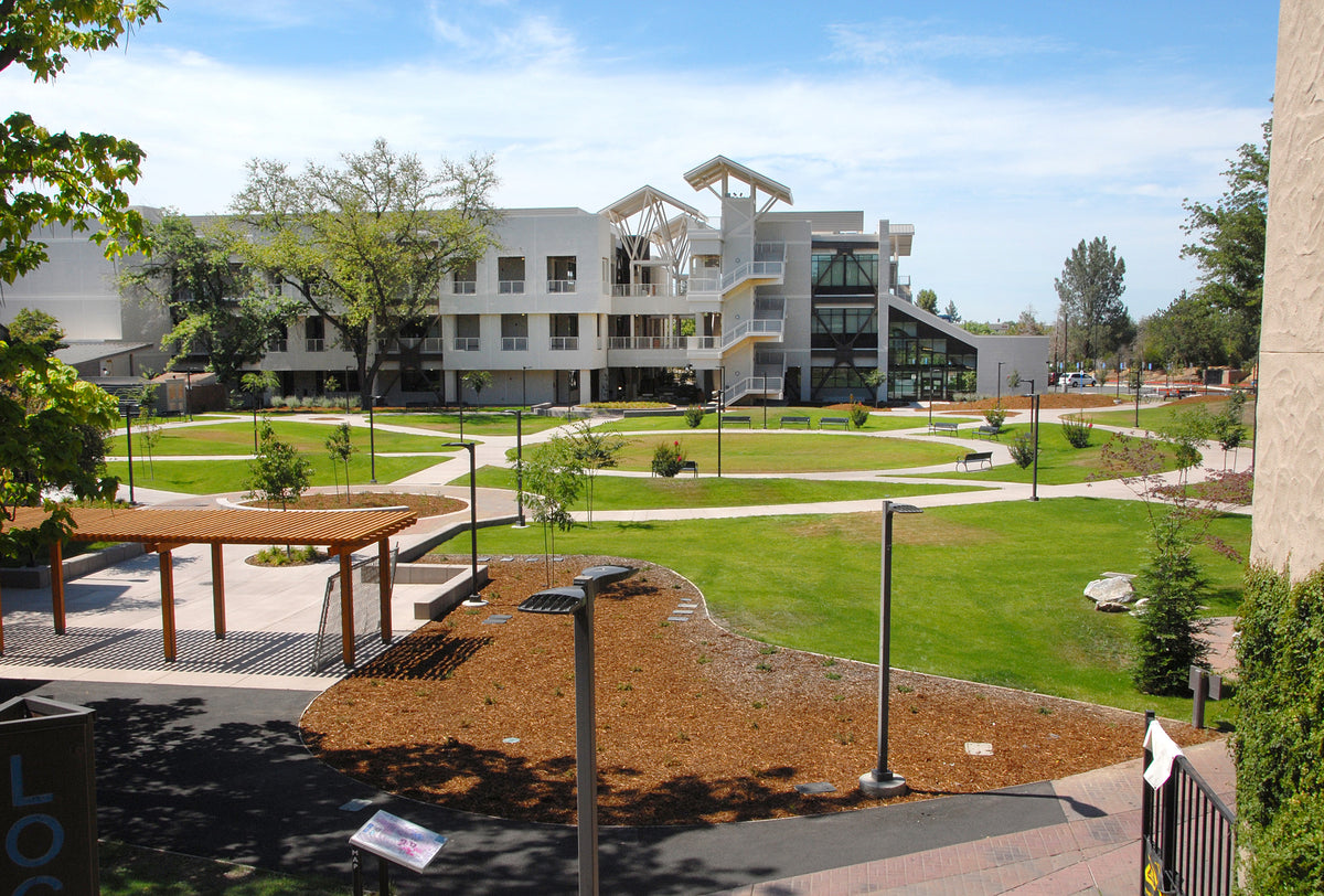 Dolores Huerta Plaza on the San Joaquin Delta College campus in Stockton